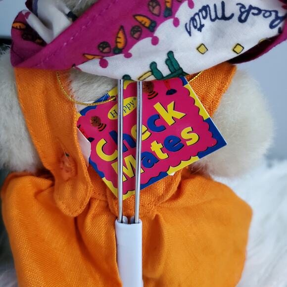 Vintage Muffy VanderBear Hoppy VanderHare Check Mates Stuffed Toy - Picture 8 of 11